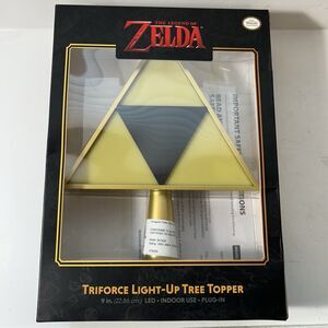 The Legend of Zelda LED Triforce Light Up 9" Holidays Christmas Tree Topper